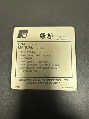 Used RELIANCE ELECTRIC 57C410 Input / Output Modules | Surplus Asset Holdings #1206082
