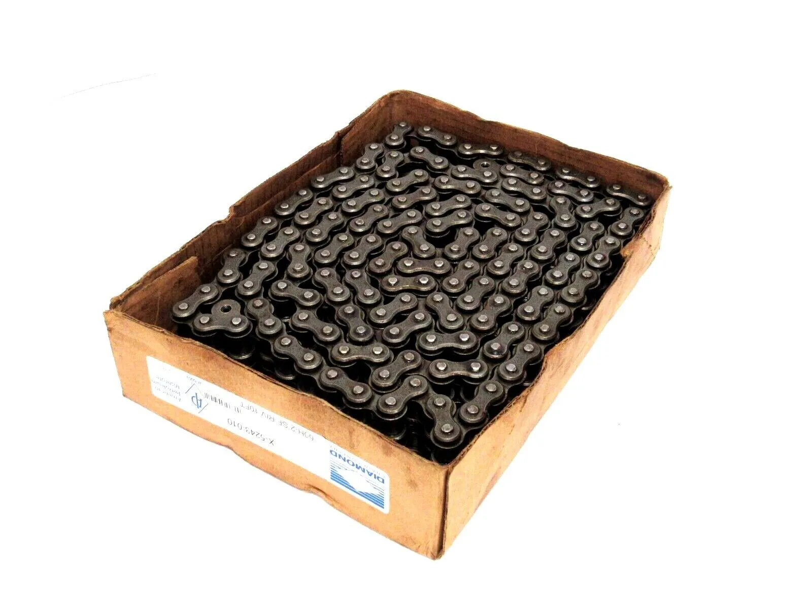 NEW DIAMOND CHAIN X-5243-010 ROLLER CHAIN 60H-2 SF RIV 10FT X5243010