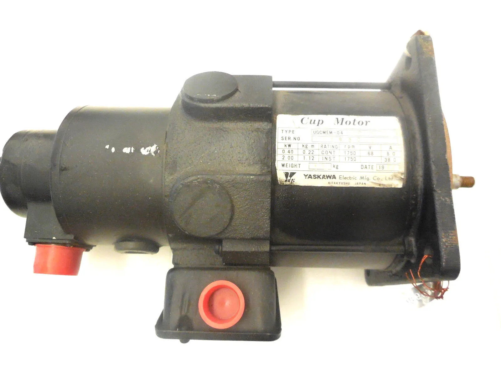 NEW YASKAWA UGCMEM-04-MC56 CUP MOTOR UGCMEM04MC56