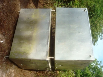 1300L S/S Rectangular Jktd Tank