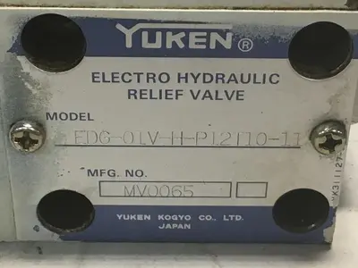 USED YUKEN EDG-01V-H-P12T10-11