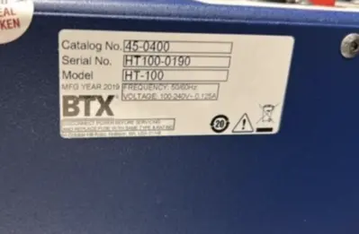 Used BTX _UNKNOWN_ Electrophoresis California US | Biotech Equipment Sales #1464340