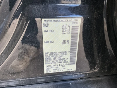 USED 2018 NISSAN ALTIMA