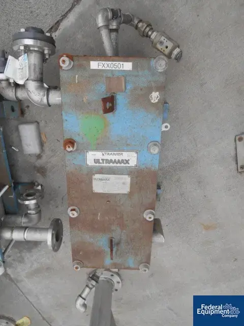 Used Tranter 88 Sq Ft Tranter Ultramax Heat Exchanger, S/S, 100# Heat Exchangers Ohio US | Federal Equipment Company 2 #127861