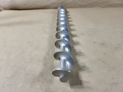 Conveyor Screw Feeder Scroll 1" Shaft - 1/2" x 1-1/2", 52-002014