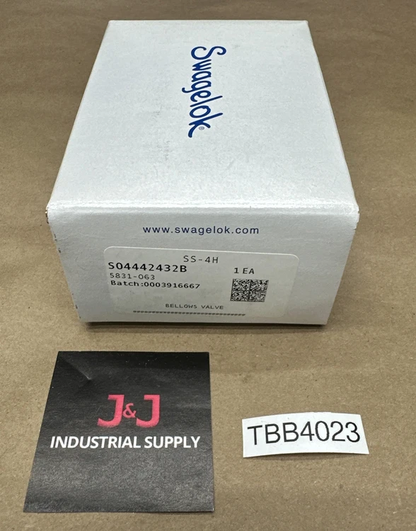 New | in-Stock Swagelok SS-4H Valves/Fittings Indiana US | J&J Industrial Supply #1073293