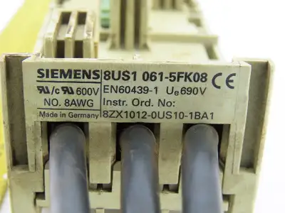 SIemens 
Siemens 8US1-061-5FK08 Busbar Adapter 600V NO. 8AWG