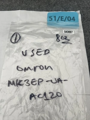 Used Omron MK3EP-UA-AC120 Relays & Switches California US | Davliegogo LLC #1705508