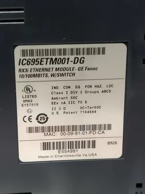 USED GE IC695ETM001-DG