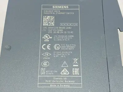 USED SIEMENS SCALANCE XB216 MANAGED LAYER 2 IE SWITCH, 16X 10/100