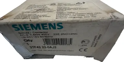 NEW SIEMENS 3TF4222-0AJ2 CONTACTOR 3TF42220AJ2
