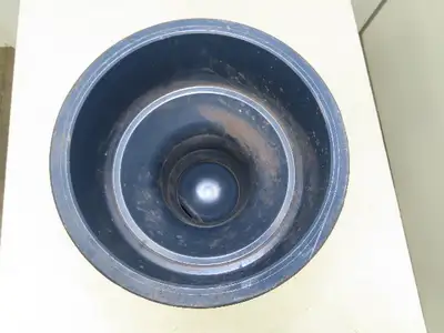 Asahi 111605060 PVC 4" Ball Valve 6" Glue In Socket 2 Way FPM Seal 150PSI