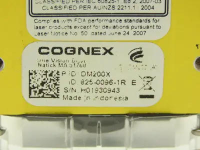 Cognex 821-0025-2R D Dataman DM200X Barcode Reader Scanner One Vision Drive