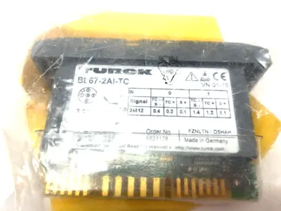 NEW TURCK ELECTRONIC THERMOELEMENT 2 ANALOG INPUT MODULE 6827178