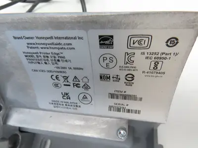 Honeywell PM45 Industrial Label Printer Thermal Transfer Applicator 4" Wide