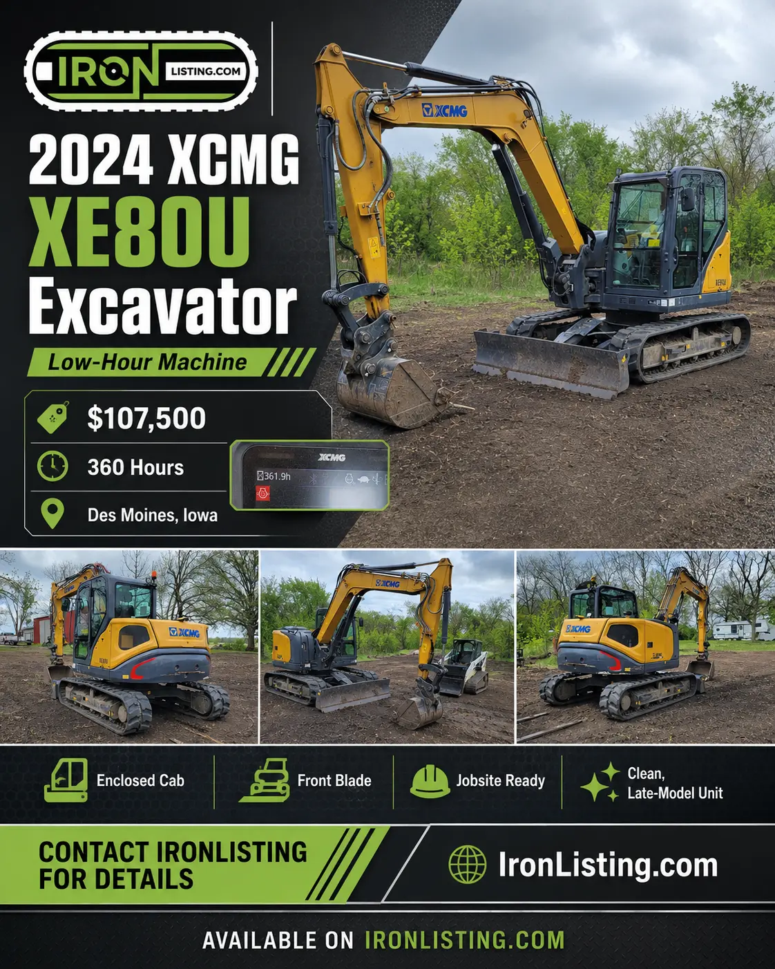 USED 2024 XCMG XE80U