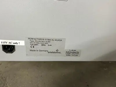 USED ENVISIONTEC PERFACTORY 4