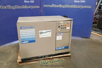 Used LEROI CL30 Rotary Screw & Sliding Vane Air Compressors California US | Sterling Machinery Exchange #1467590
