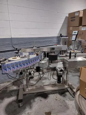CVC 430 Labeler  Front and Back pressure sensitive labeler