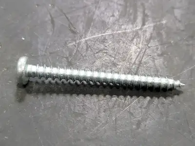 No. 10 x 2" Square Pan Head Screws Zinc Steel (Box of 195)