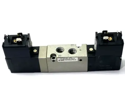 Used SMC Double Solenoid Valve 5-Port 24VDC Solenoid Valves Michigan US | Maverick Industrial Sales #1395082