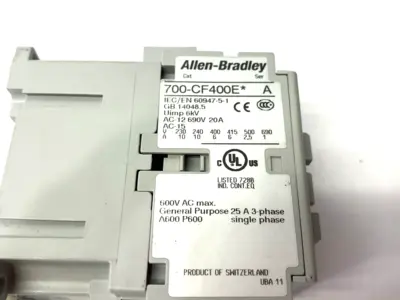 Used Allen-Bradley Ser. A Industrial MCS-CF Control Relay 4 NO 24VDC Relays & Switches Michigan US | Maverick Industrial Sales #1399939