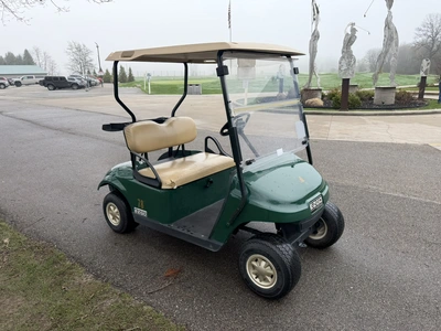 (1) 2014 E-Z-Go golf cart with a Kawasaki gas engine, does not include Club canopy, ball carrier, fo...