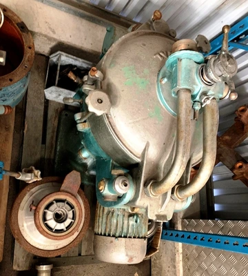 (2) Alfa-Laval MAB 207S-24-60 oil purifiers, SS.