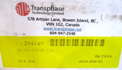 NEW TRANSPHASE TECHNOLOGY CR2 ACTUATORSSERIES 13-170