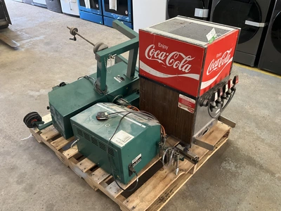 Used COKE MACHINE & WIRE CUTTING MACHINE _UNKNOWN_ Beverage Carbonation Equipment Michigan US | Miedema Asset Management Group #1762472