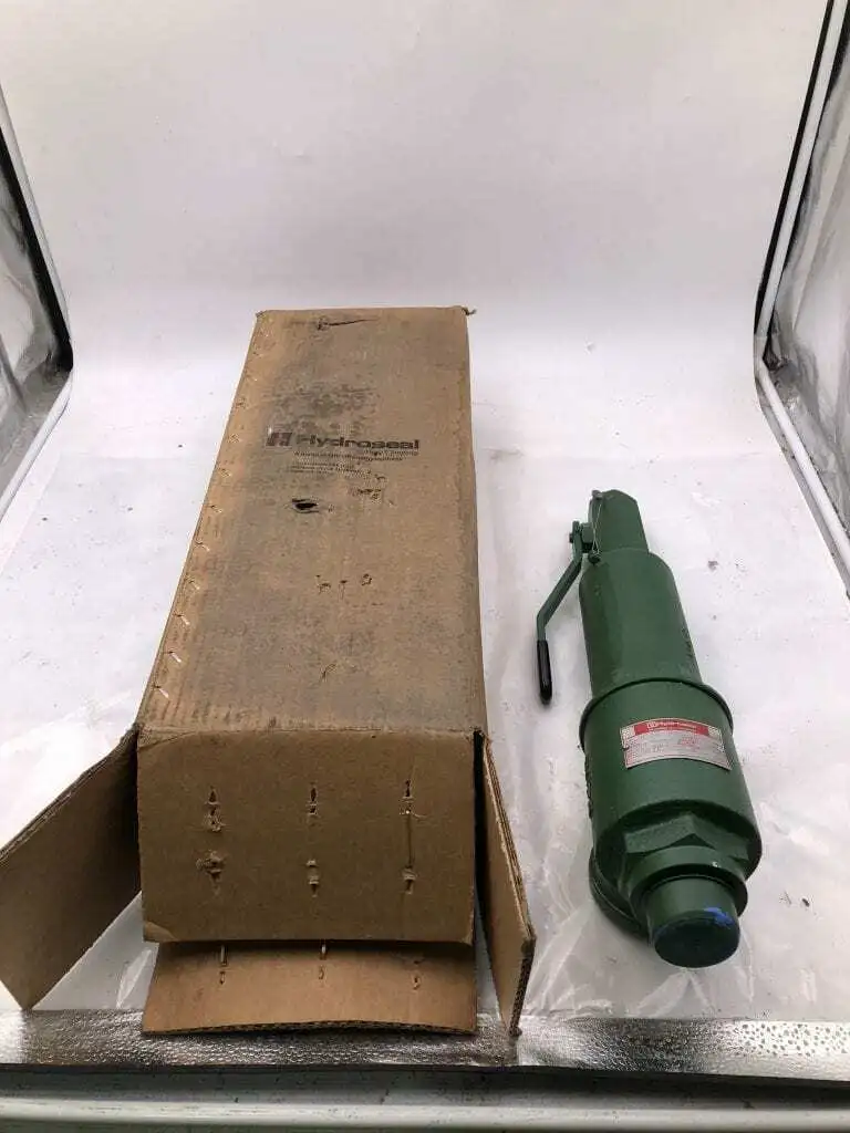 Hydroseal Type 6HCC1P/A0 1.5″ Pressure Relief Valve 12PSI 3/4SCFM; 1″ Orif -NIB