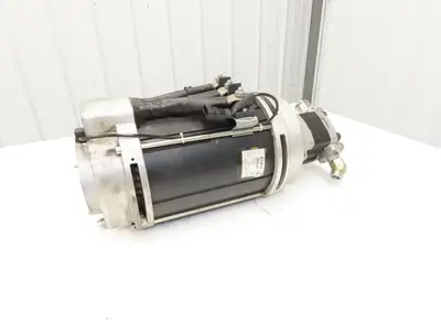 Hyster 8813389 Forklift Hydraulic Motor 48V & Pump 8811653 Removed From E80XN