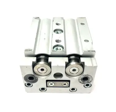 USED SMC GUIDED SLIDE TABLE CYLINDER 25MM BORE, 20MM STROKE