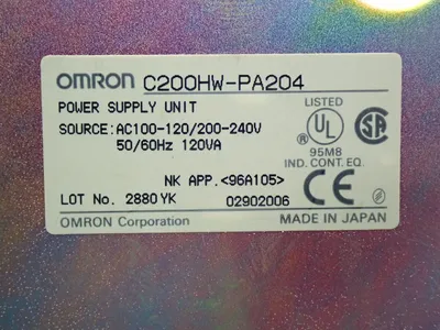 USED OMRON C200HWPA204