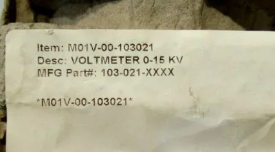 NEW YOKOGAWA M01V-00-103021 VOLTMETER M01V00103021