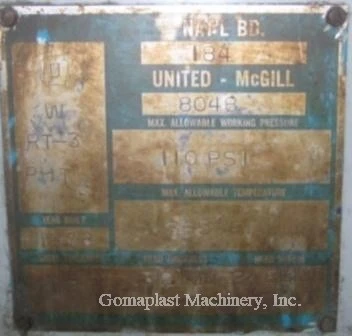 36″ Ø x 55″ L United-McGill Autoclave, Item # 1549