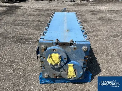 USED SGL Systems 149.6 Sq Ft SGL Carbon Graphite Block Heat Exchanger, 100/100#