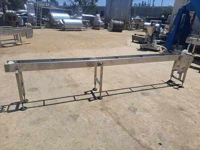 Conveyor, Trans Automation Technologies, 8" x 12', Stainless Steel Frame #5512922