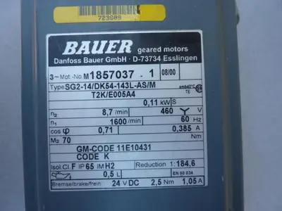 USED BAUER SG2-14/DK54-143L-AS/M