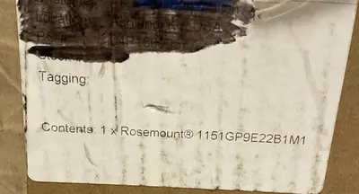 USED ROSEMOUNT 1151GP9E22B1M1