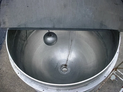 USED BH HUBERT 100 GAL OPEN TOP KETTLE 100 GALLON