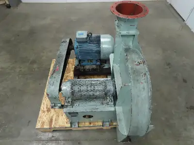 Hosokawa Micron Corp. TBB-5-P.W.O. Pressure Blower 15 hp 208/460 Volt 3ph
