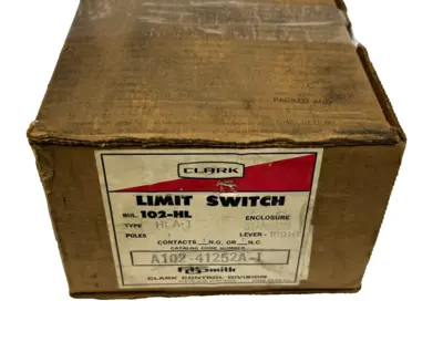NEW CLARK AO SMITH A102-41252A-1 LIMIT SWITCH 102-HL HLA-1