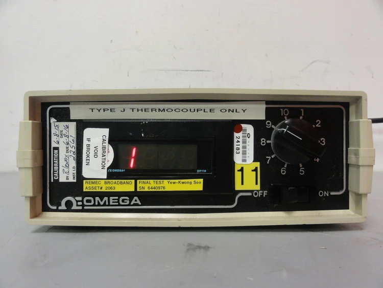 Used OMEGA DP116 Temperature Monitoring Connecticut US | BG Industrial Surplus #473016