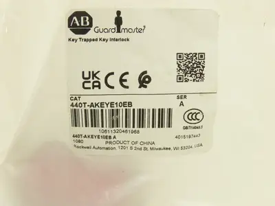 Allen Bradley 440T-AKEYE10EB Guardmaster Trapped Key Interlock Key Eb  Lot of 2