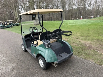 (1) 2015 E-Z-Go golf cart with a Kawasaki gas engine, includes club and ball washer, does not includ...