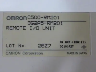 USED OMRON C500-RM201