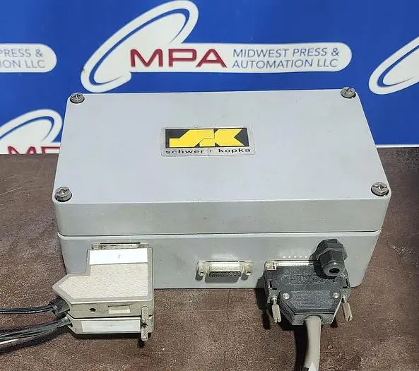 Used SCHWER + KOPKA V-BOX8REV 1.1 055 PLC Input & Output Michigan US | Midwest Press and Automation #631542