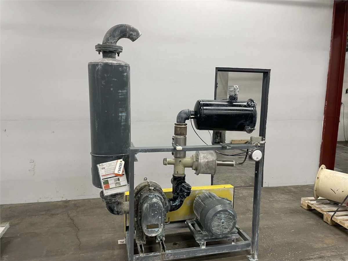 20 HP Gould Vacuum Conveyor