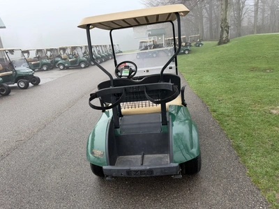 (1) 2014 E-Z-Go golf cart with a Kawasaki gas engine, does not include Club canopy, ball carrier, fo...
